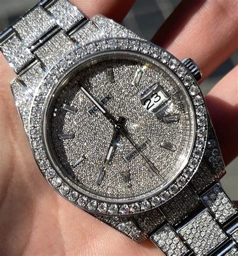 ricoprire rolex con diamanti|rolex diamond sets.